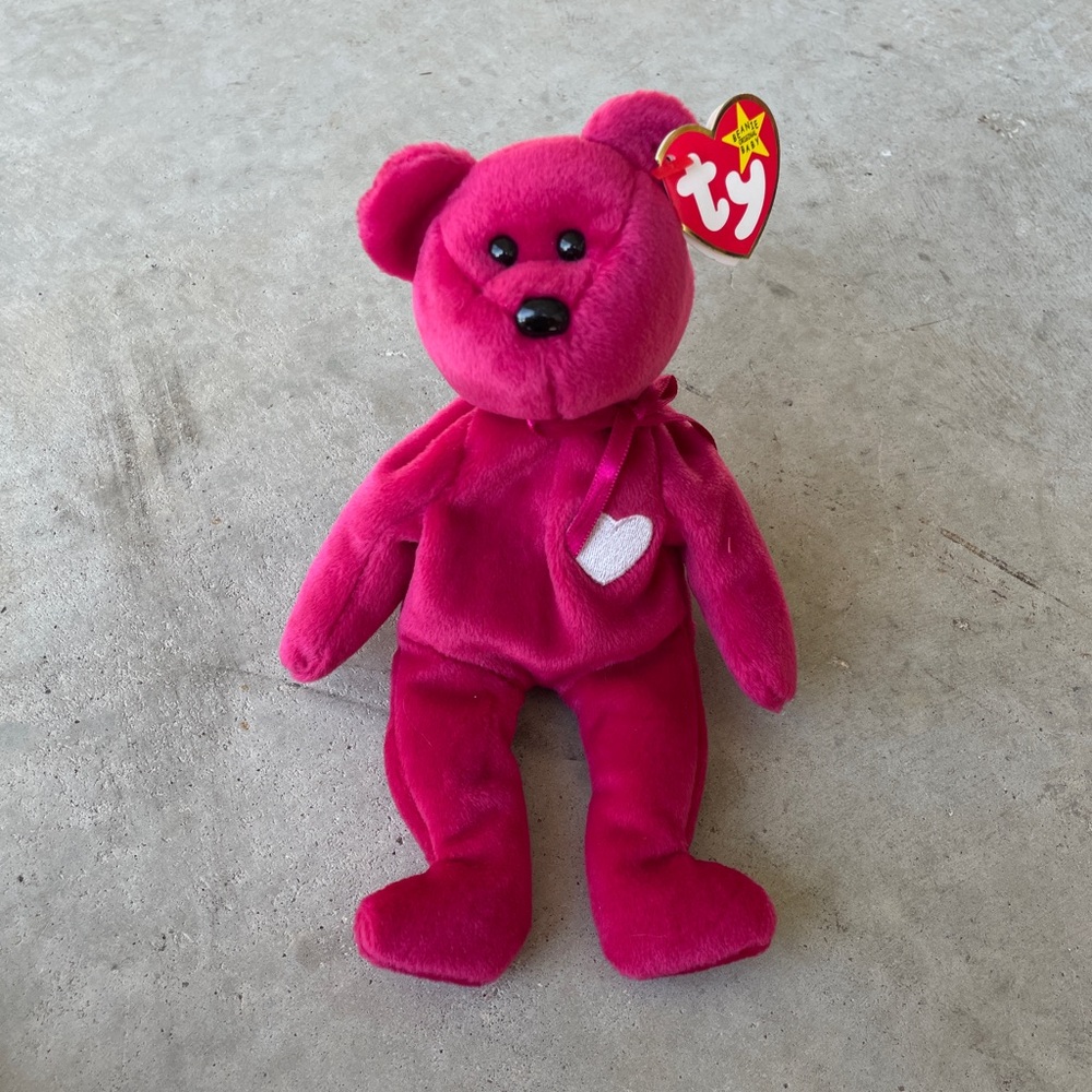 RARE Mint Condition Valentina TY Beanie Baby w/ Multiple Errors on Tags